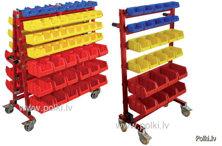 Plastic Bin Trolley